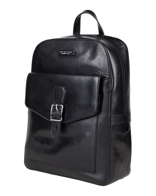 The Bridge Black Backpack Leather for men