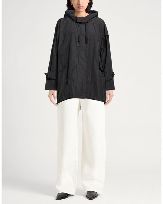Peuterey Black Overcoat & Trench Coat