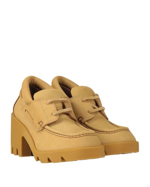 Burberry Natural Lace-Up Shoes Leather
