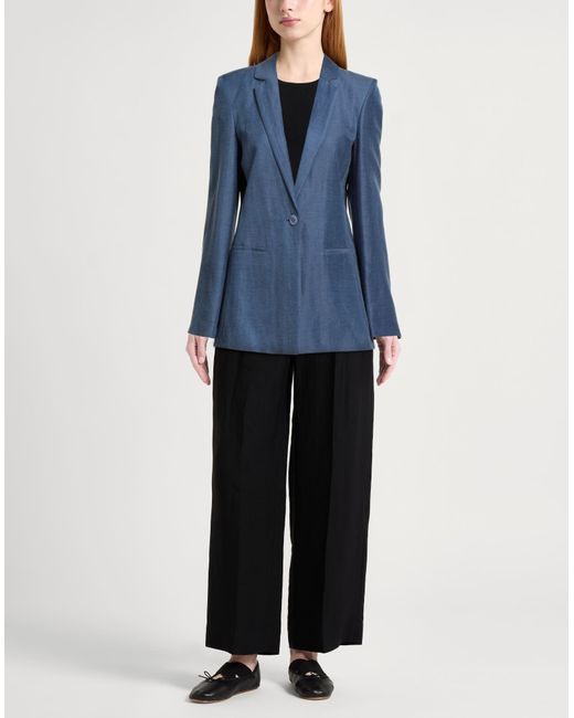 HUGO Blue Slate Blazer Linen, Cupro