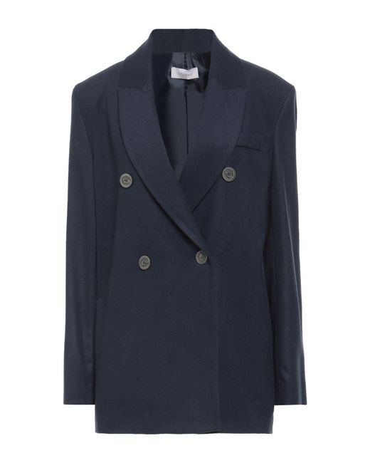 Motel Blue Midnight Coat Polyester, Viscose, Elastane
