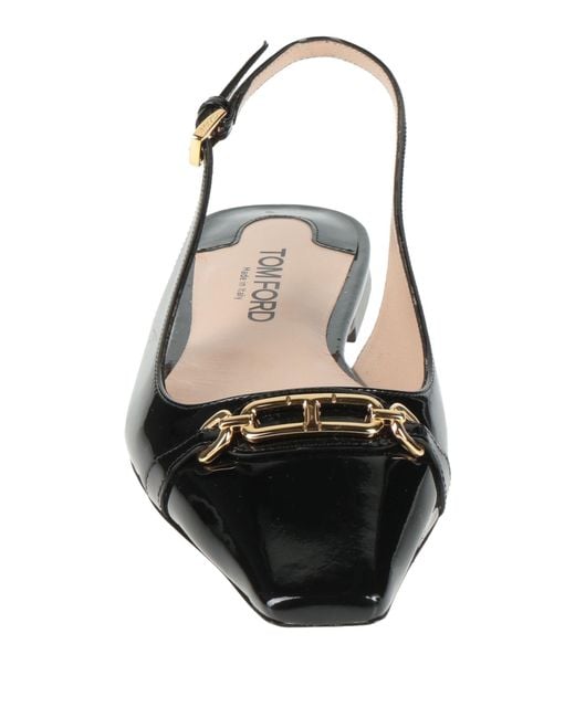 Tom Ford Black Ballet Flats