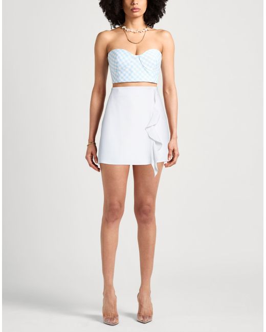 ARMANI EXCHANGE White Mini Skirt