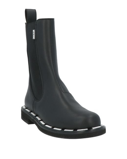 Moschino Black Stiefelette