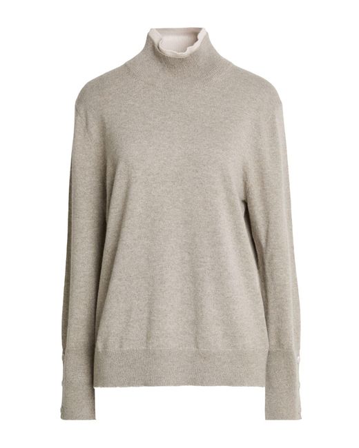 Alpha Studio Gray Turtlenecks