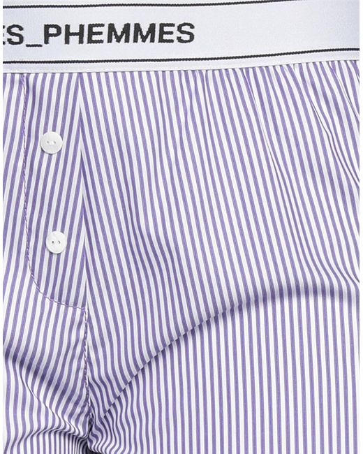 DES_PHEMMES Purple Shorts & Bermuda Shorts