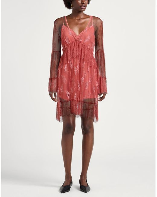 Pinko Red Mini Dresses