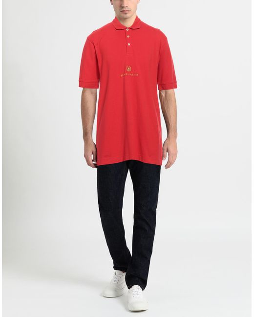 BEL-AIR ATHLETICS Red Polo Shirt for men