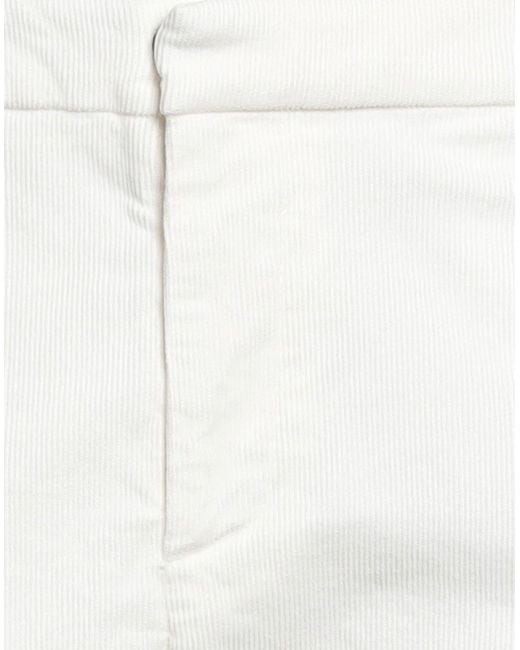 Dondup White Trouser for men
