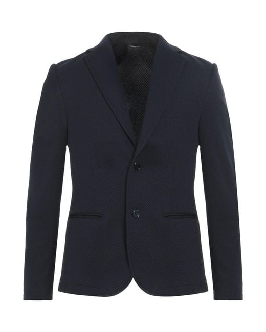 Daniele Alessandrini Blue Blazer for men