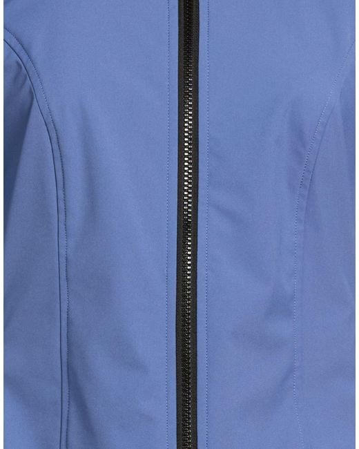 Peuterey Blue Slate Jacket Polyester, Elastane