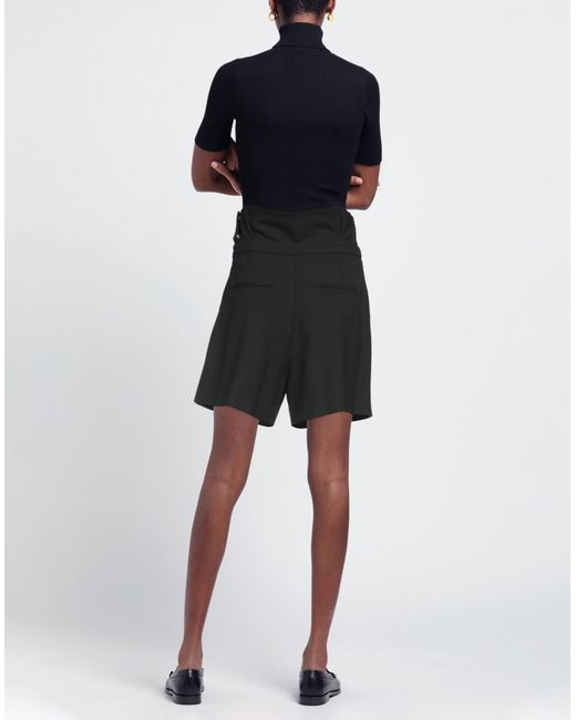 FEDERICA TOSI Black Shorts & Bermudashorts