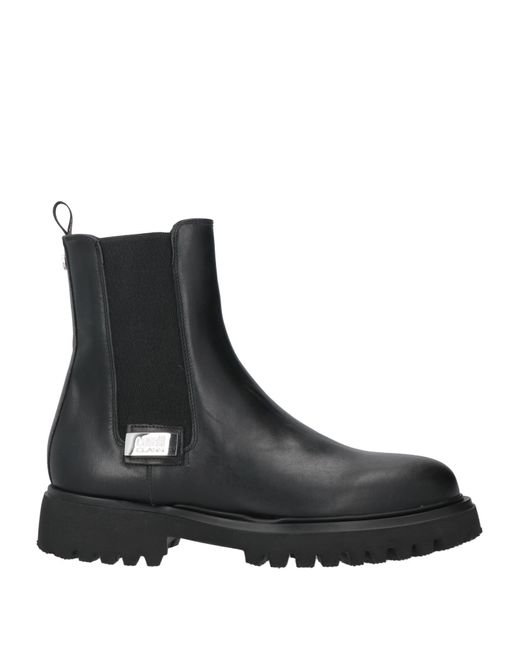 Class Roberto Cavalli Black Ankle Boots for men