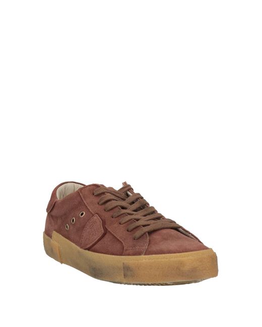 Philippe Model Brown Trainers for men