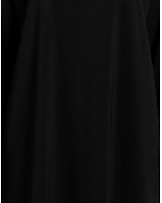 Rose' A Pois Black Midi Dress