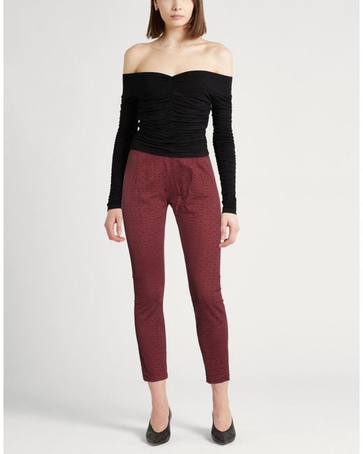 Alysi Red Trouser