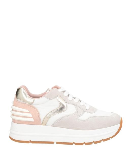 Voile Blanche White Sneakers Leather, Nylon