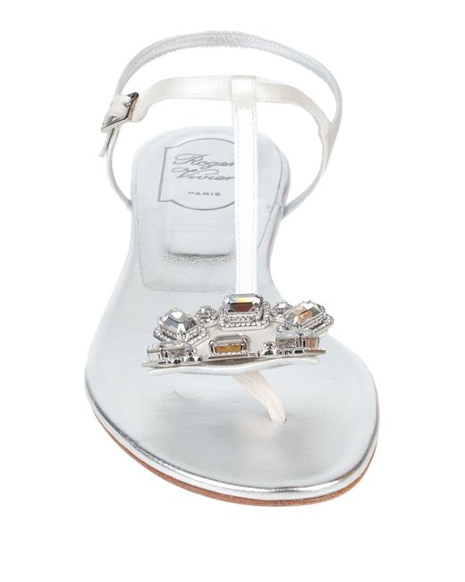 roger vivier flat sandals