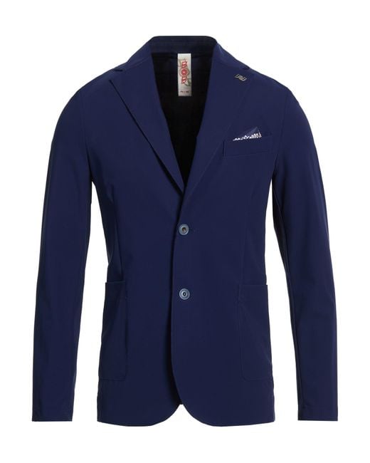 Bob Blue Blazer Polyamide, Elastane for men