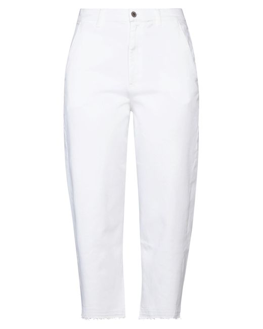 European Culture White Jeans