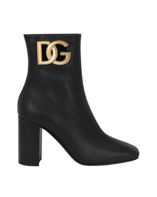 Dolce & Gabbana Black Stiefelette