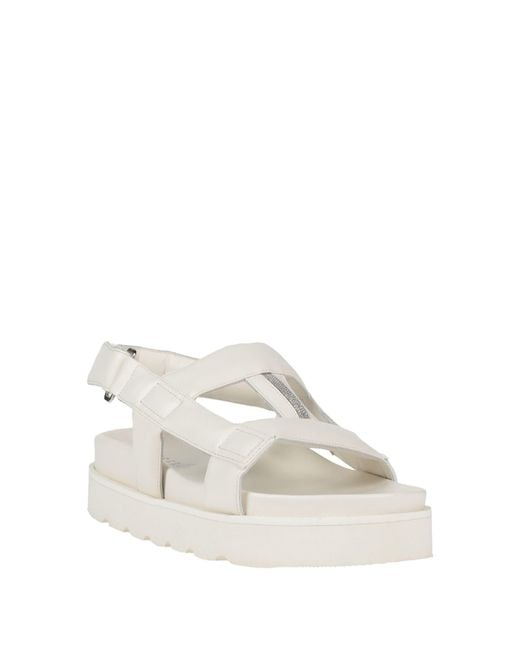 Peserico White Sandals Leather
