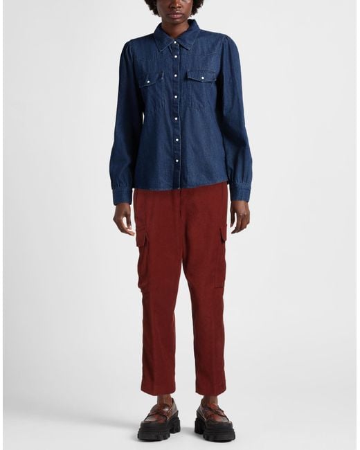 Berwich Red Pants Polyester, Elastane