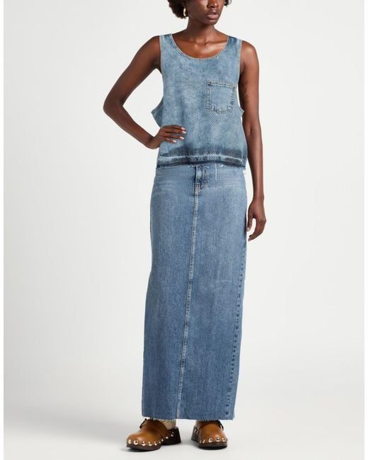8pm Blue Top Cotton
