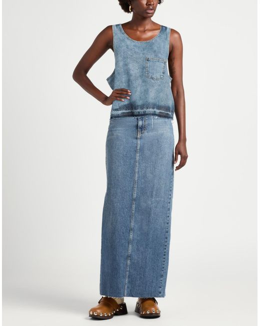 8pm Blue Top Cotton