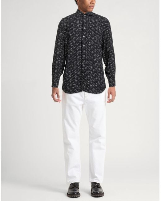 Lardini Gray Shirt Viscose for men