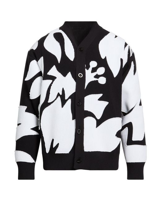 Sacai Black Cardigan Polyester for men