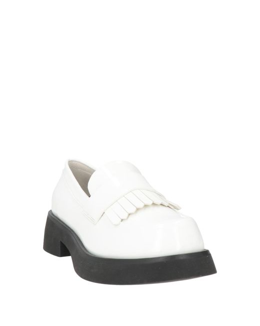 Tosca Blu White Loafers Rubber