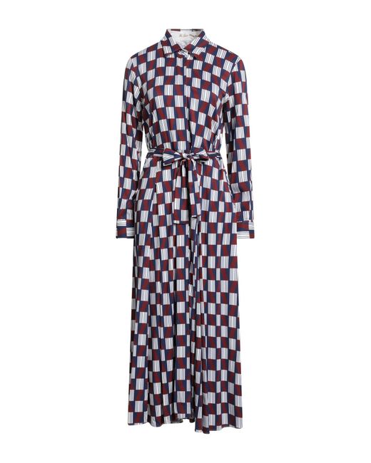 Le Sarte Pettegole White Midi Dress Viscose, Elastane