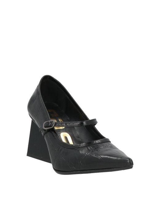 Ras Black Pumps Leather
