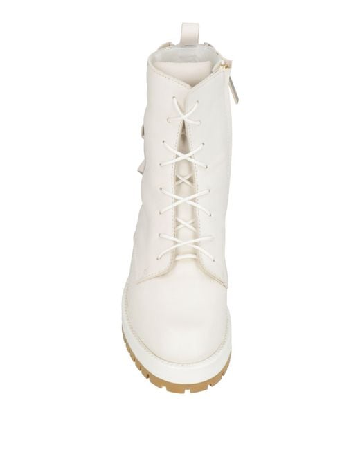 Red(v) Natural Ankle Boots