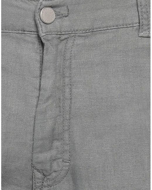 Harmont & Blaine Gray Pants Linen for men