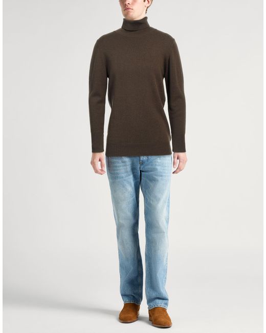 Aspesi Brown Turtleneck for men