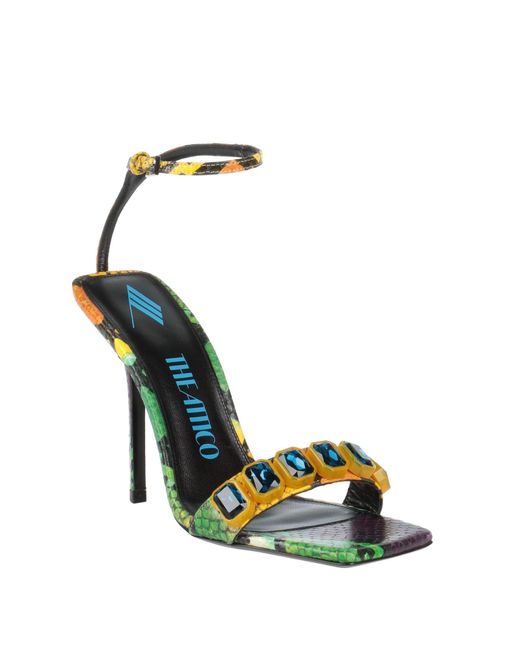 The Attico Green Sandals