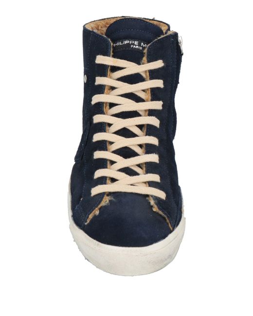 Philippe Model Blue Sneakers for men