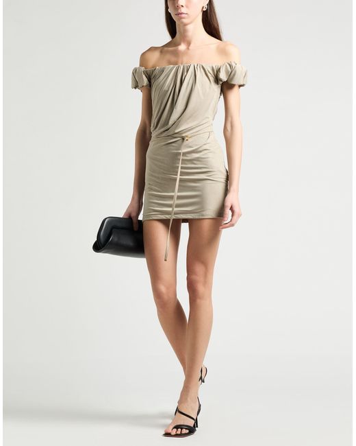 Jacquemus Natural Mini Dresses