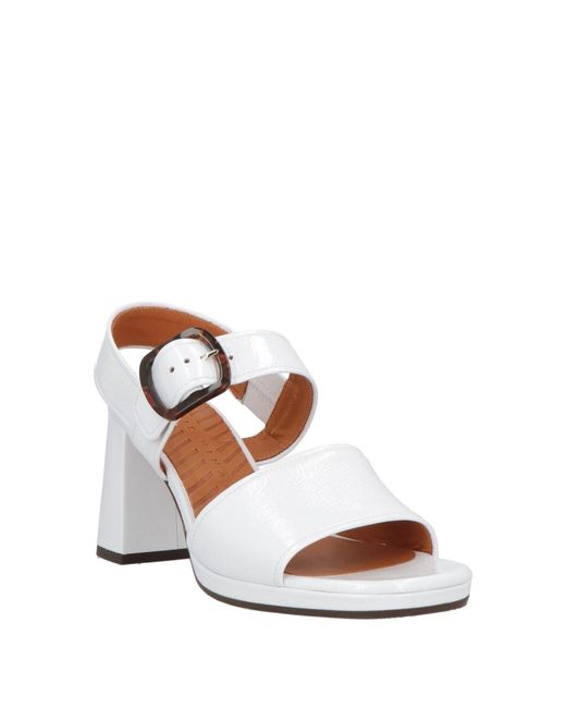 Chie Mihara White Sandals