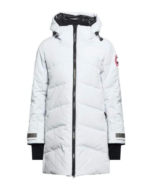 Canada Goose White Light Puffer Polyester, Cotton, Nylon