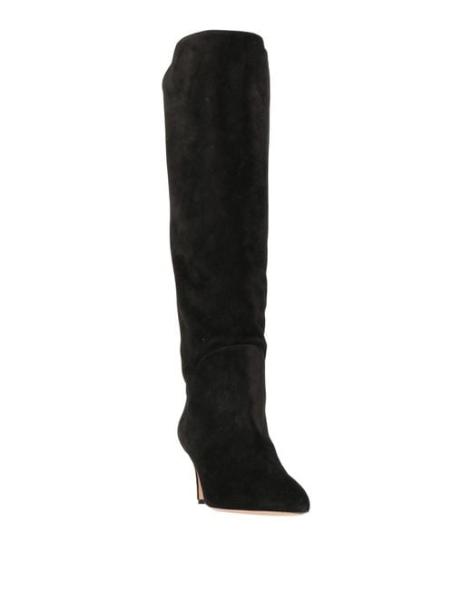 Paris Texas Black Boot Leather