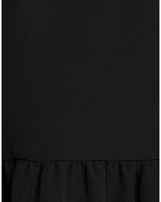 Pinko Black Mini Dress Polyester, Elastane