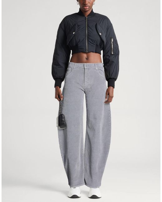 ViCOLO Gray Pants Cotton, Modal, Elastane