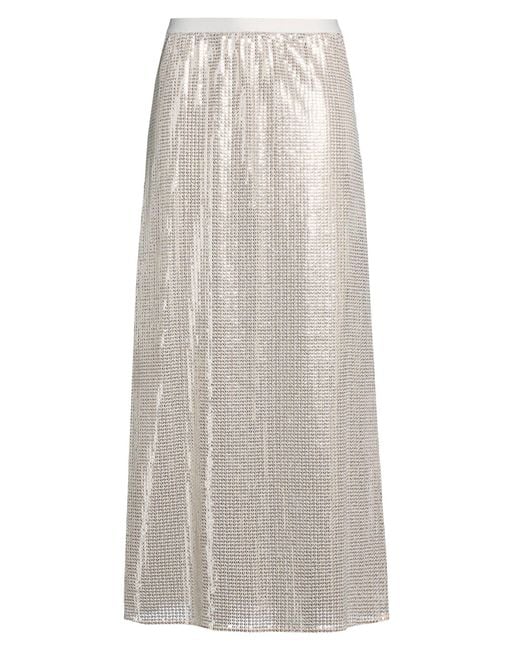 MAX&Co. White Maxi Skirt