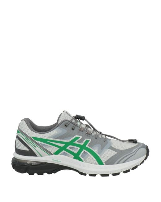 Asics Green Sneakers Textile Fibers, Synthetisches Material