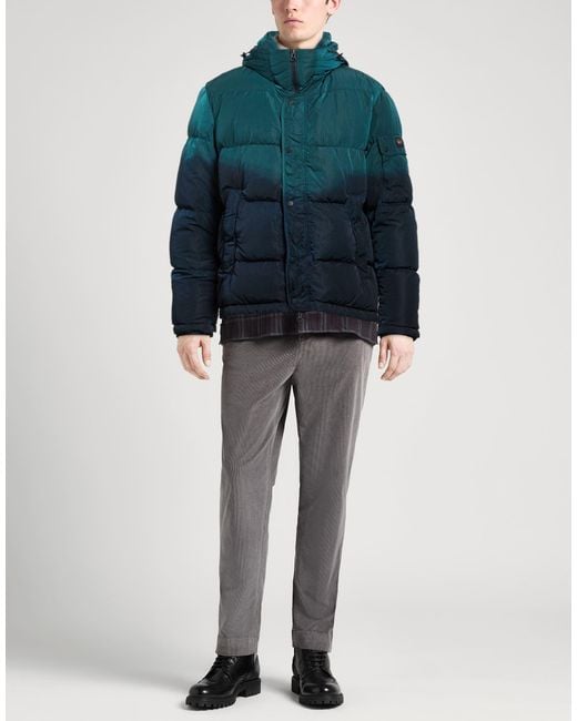 Paul & Shark Green Puffer Nylon for men