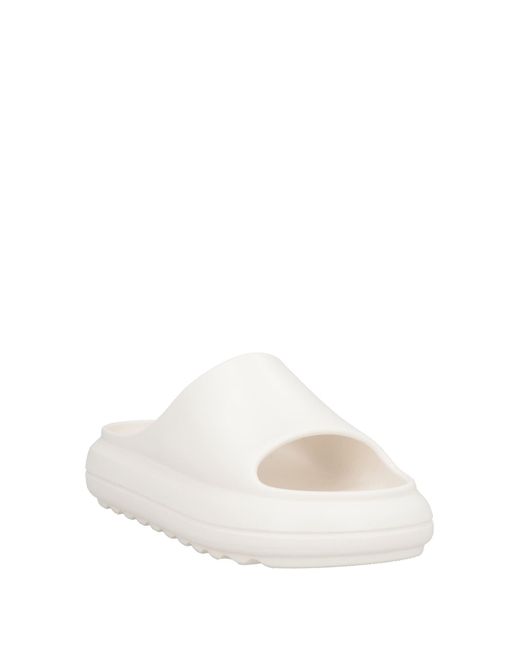 MSGM White Sandals Rubber