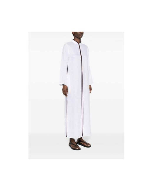 Robe longue Tory Burch en coloris White
